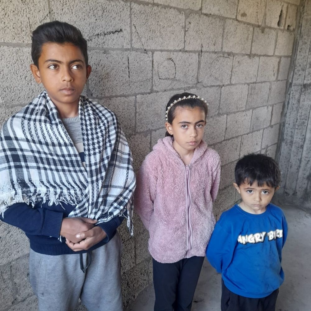 Wafaa family frome gaza