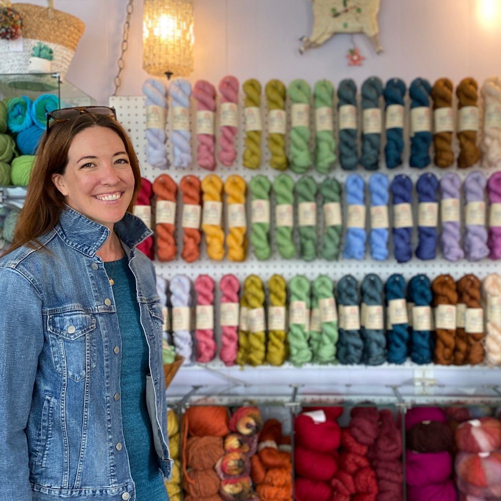 audrey from dusty yarn co.