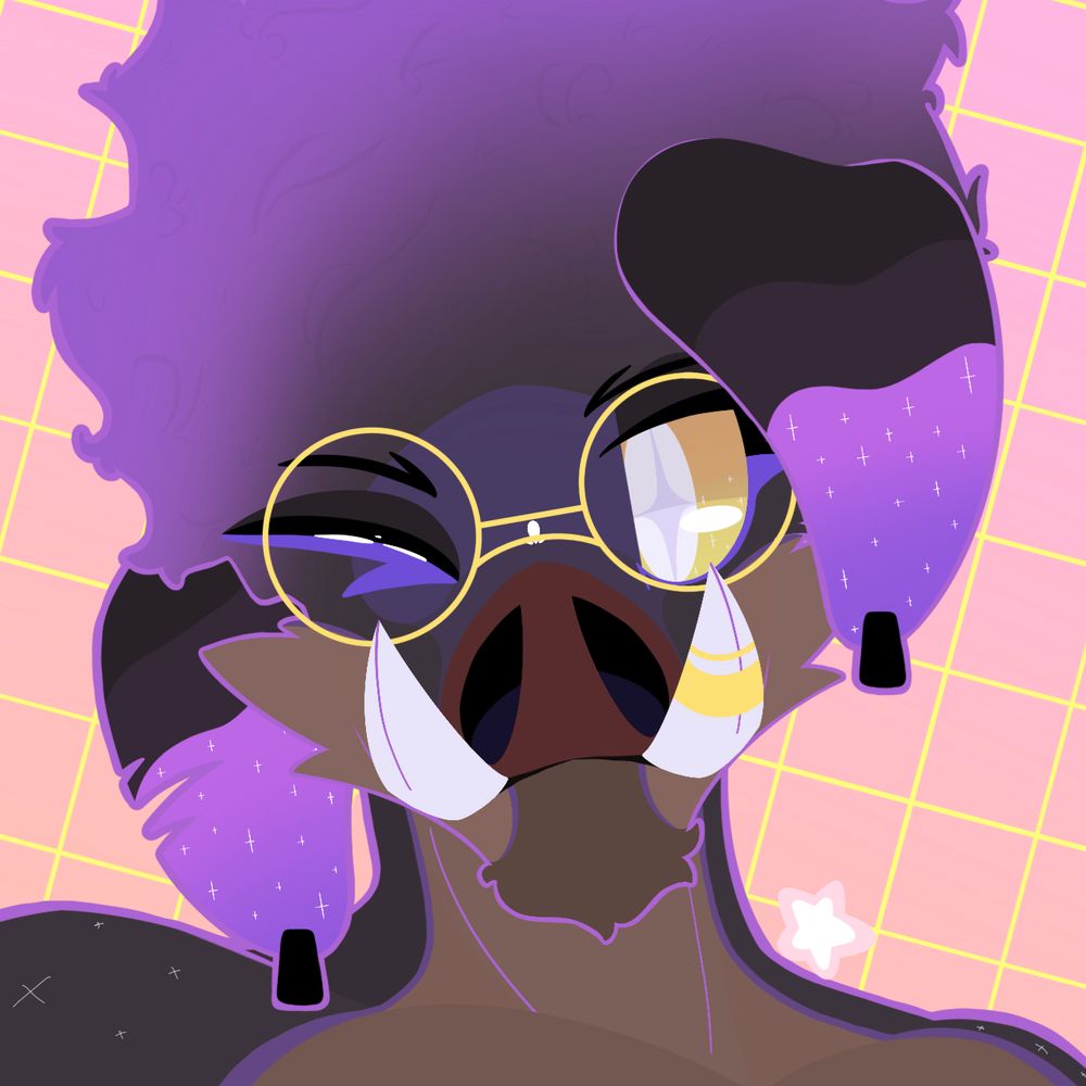 Sparkly Nebula Boar