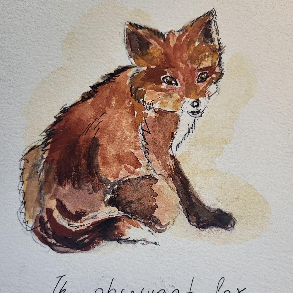 🦊  The observant Fox 🦊