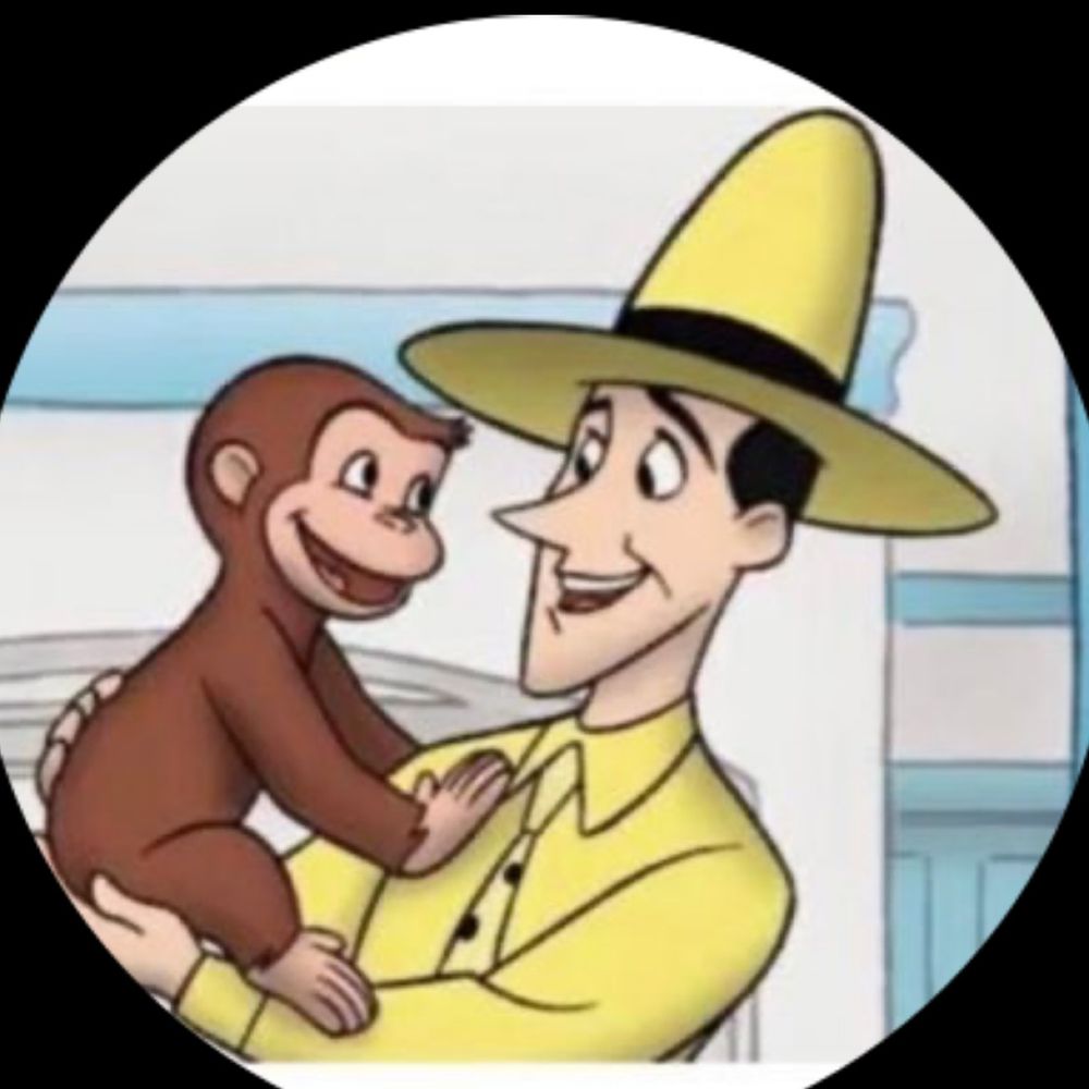 Affe ohne gelben Hut