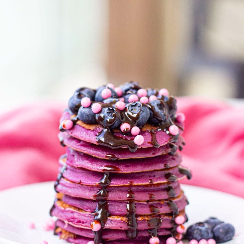 Pretty Purple Pancake