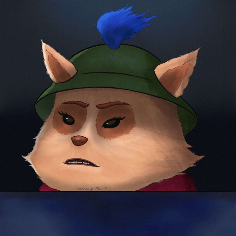 teemo is drawing 🐣