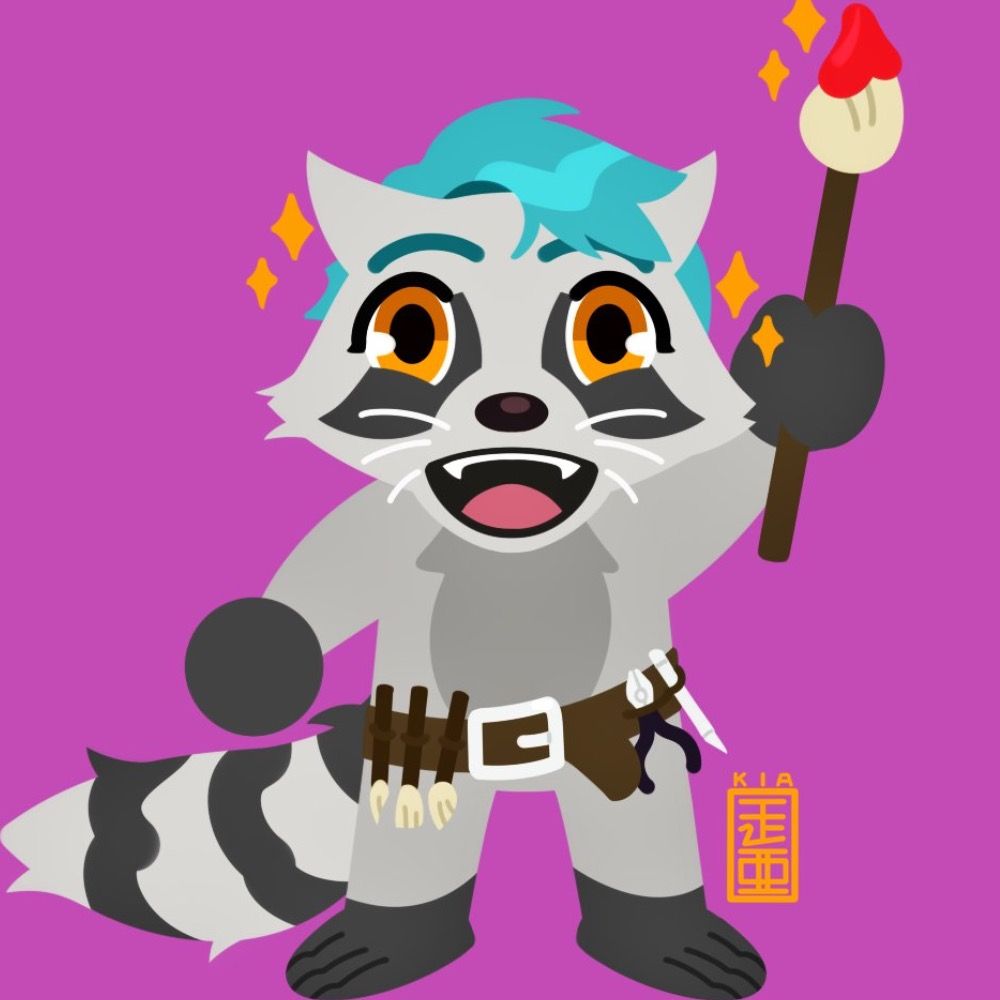 🎨🖌Painting Trashpanda Hobby-Tan🎮🎲