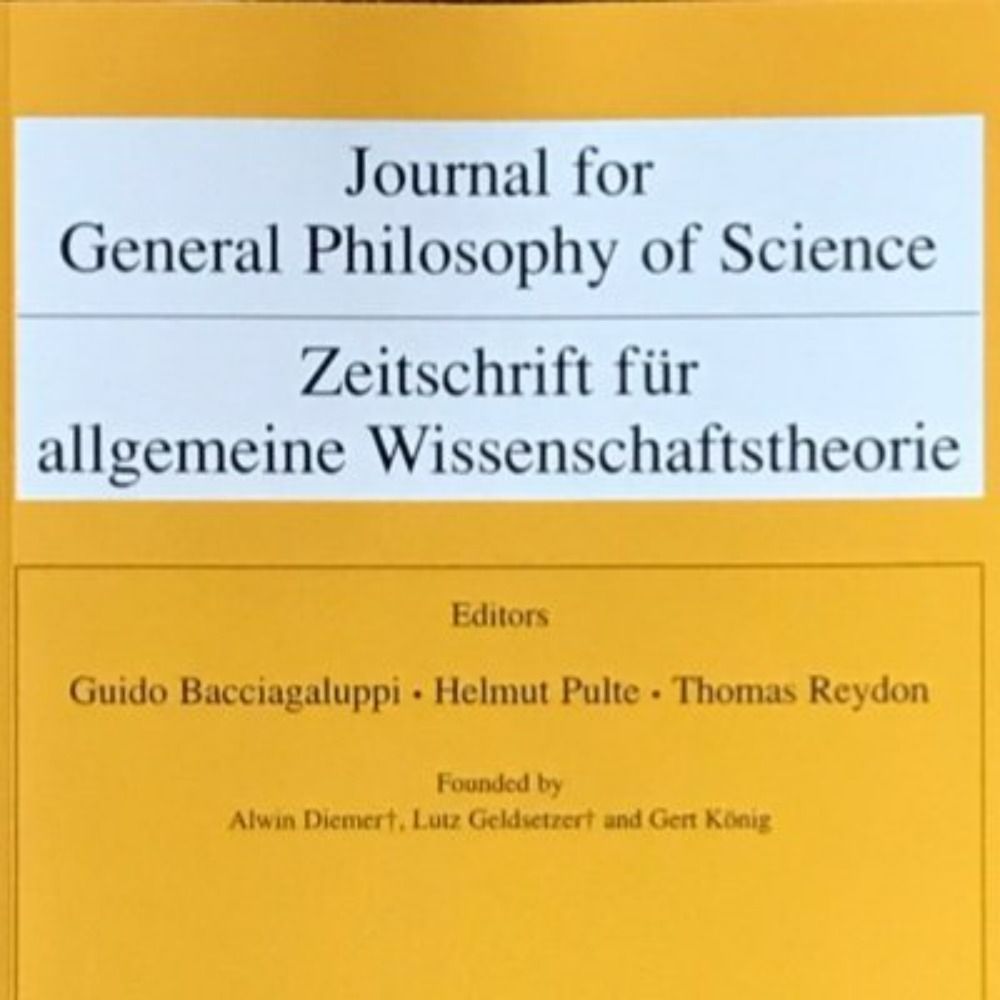 Journal for General Philosophy of Science (JGPS)'s avatar