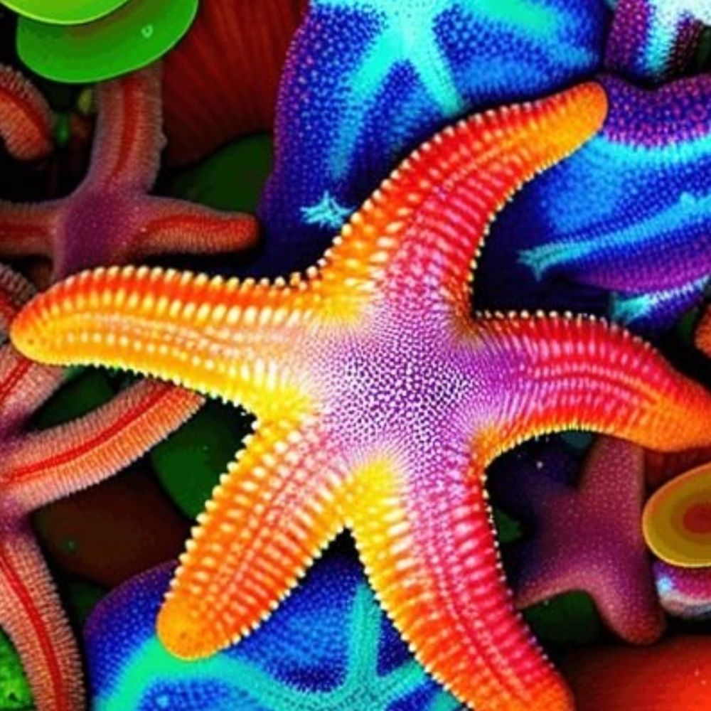 Iridescent Starfish