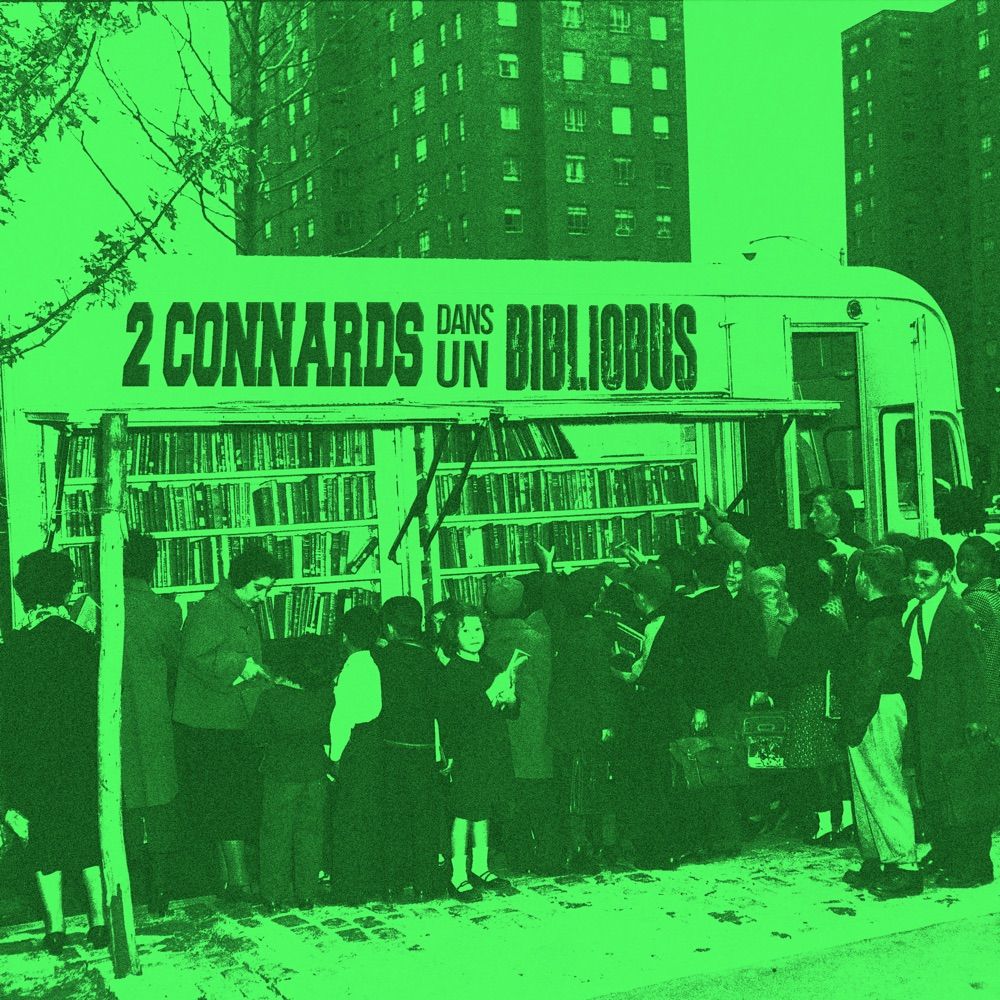 2 connards dans un bibliobus