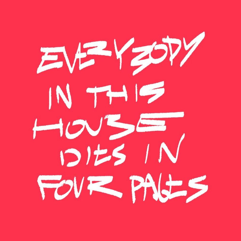 Everybody In This House Dies in Four Pages