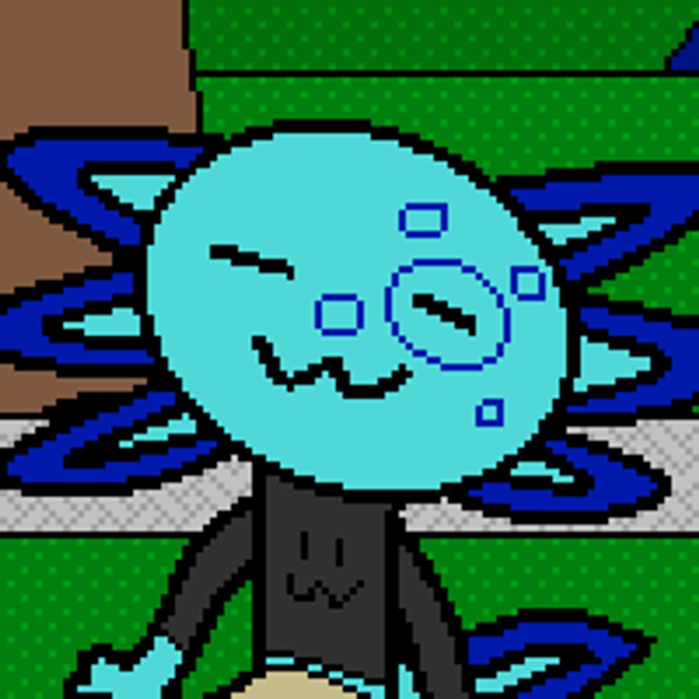Azure the Axolotl