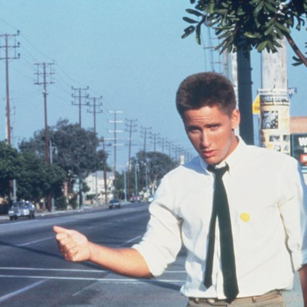 Luckless pedestrian.