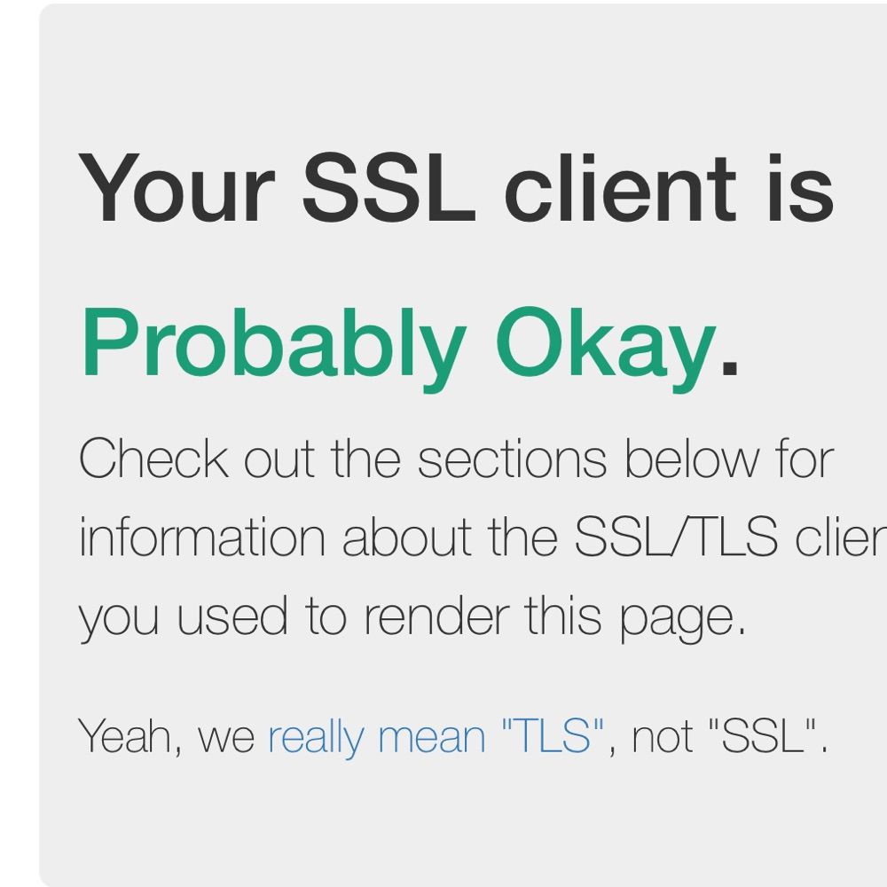 How's My SSL