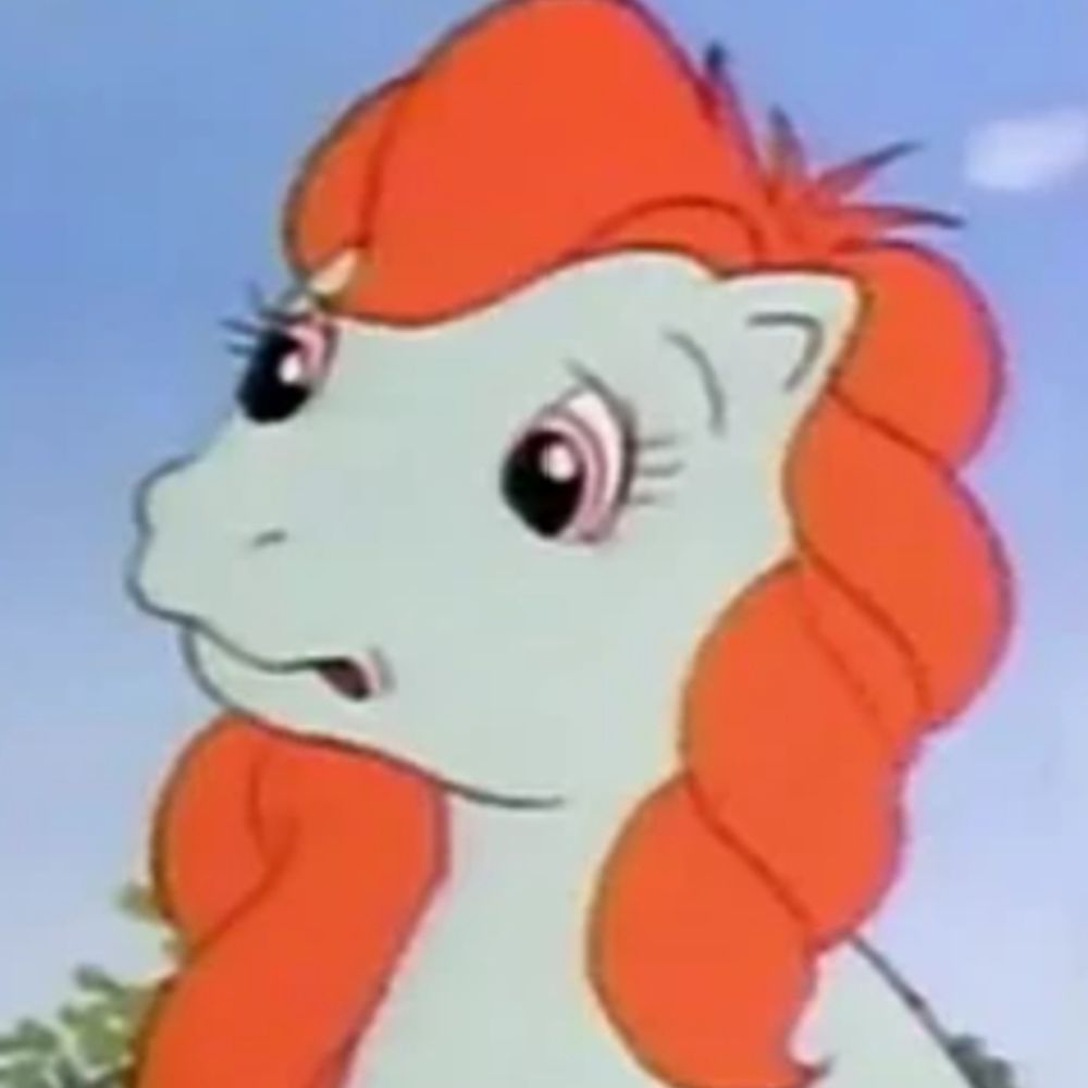 Into the volcano, little pony!