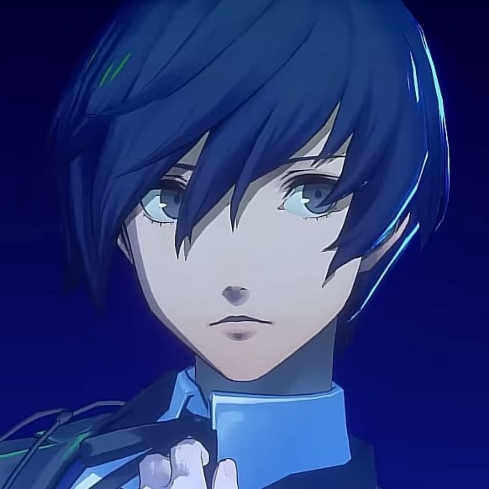 blue-haired boy