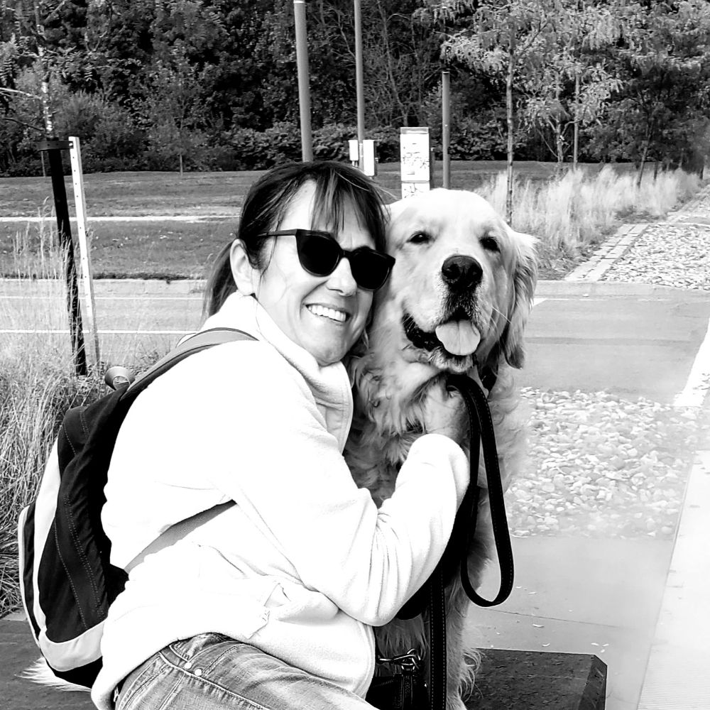 Gaspard et mon humaine Danielle 🐕💕😊