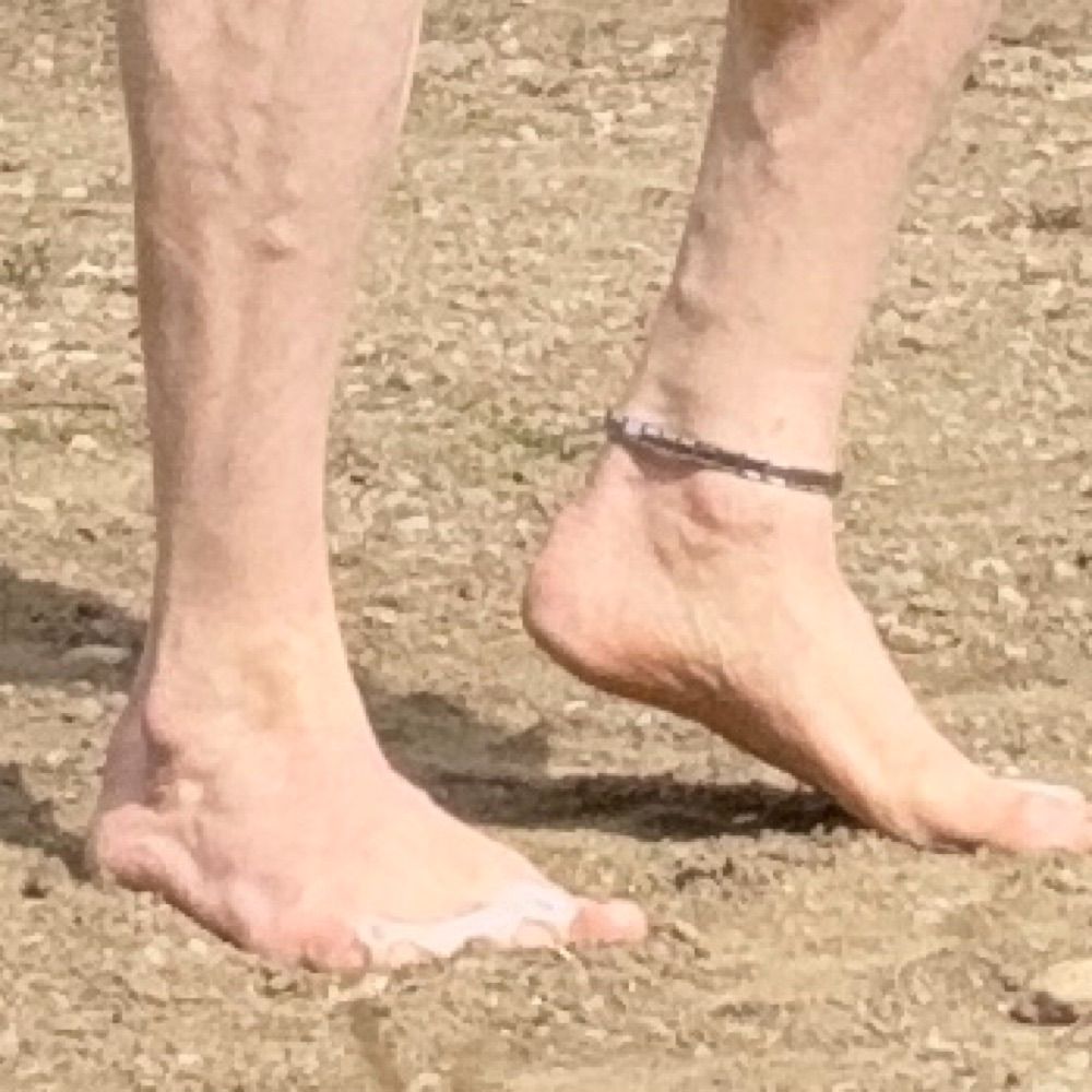 Barefoot Hiker