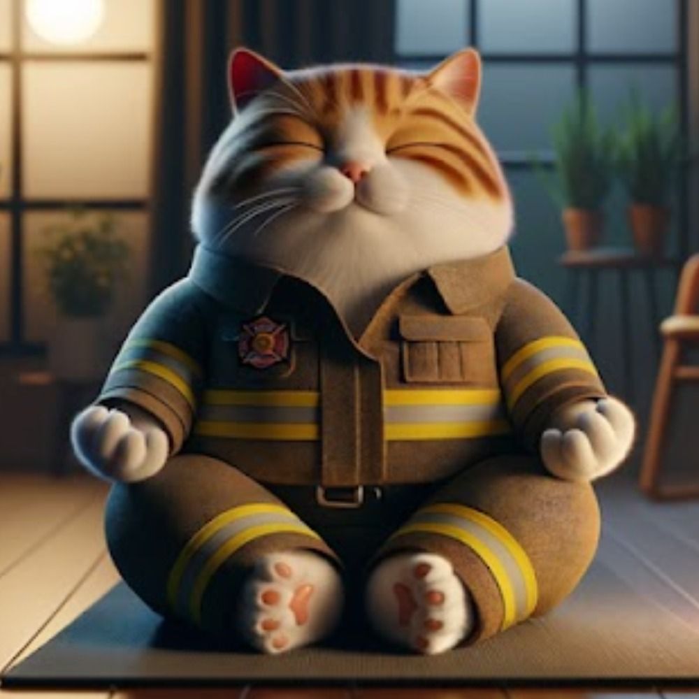 猫と瞑想