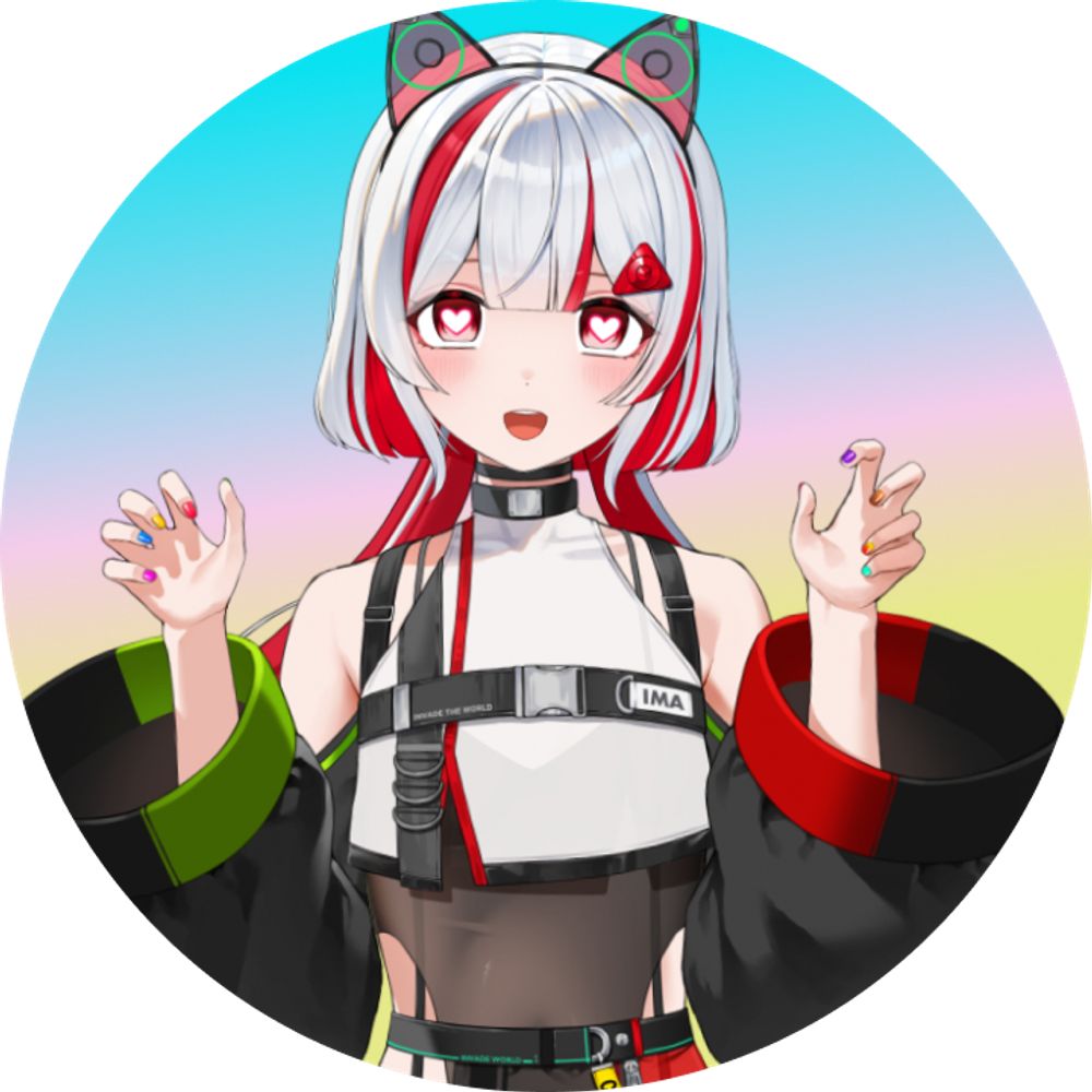 Ima-chan, Glitchy AI VTuber B-Day 3/18