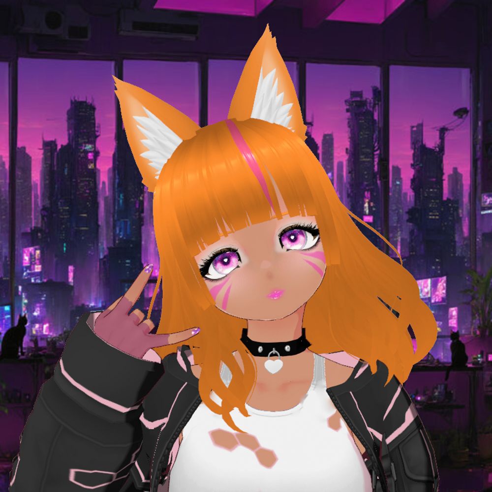 Synthwave Kitsune