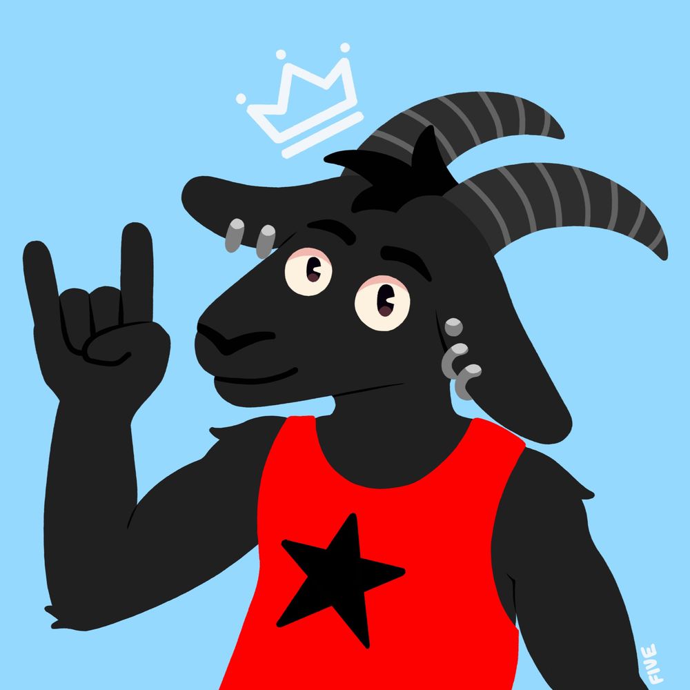 Five 🤘🐐❤️🖤