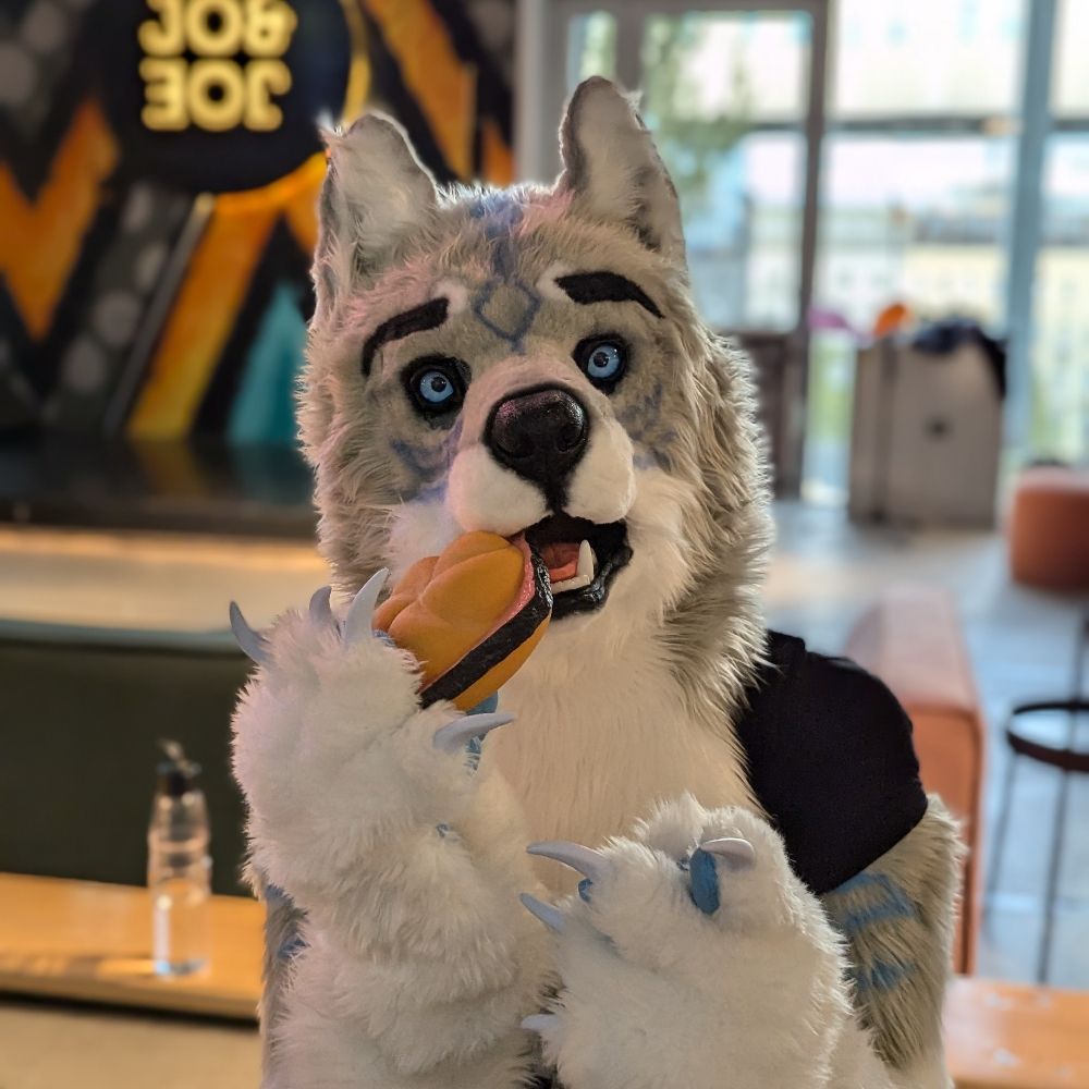 Fluffy wolf