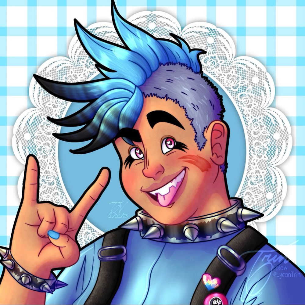 💙🔥LYCANTRIN - COMMISSIONS OPEN❤️‍🔥💙