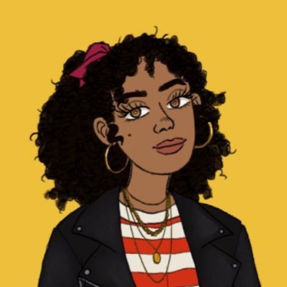 Black Girl With Books ⚡️