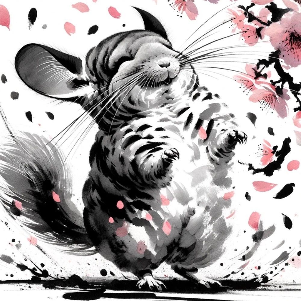 チンチラスト【Chinchilla × AI Illustration】