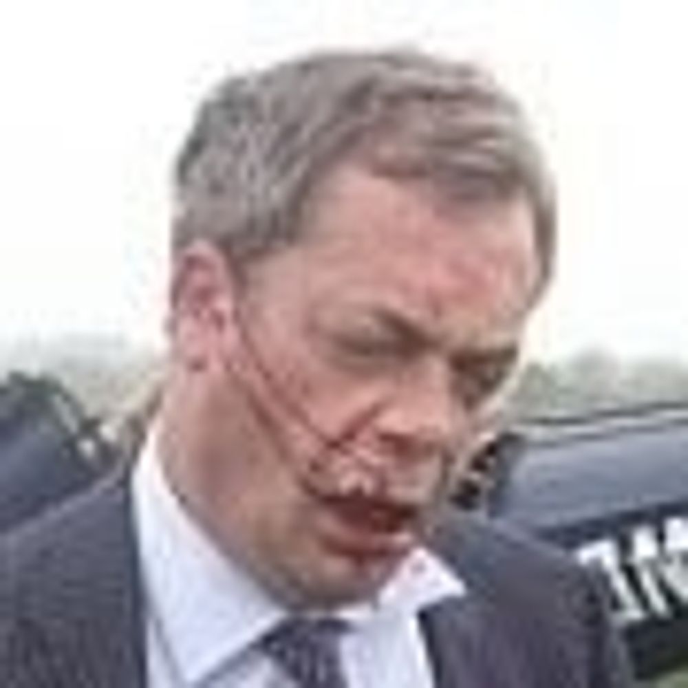 Farages Fucked Face