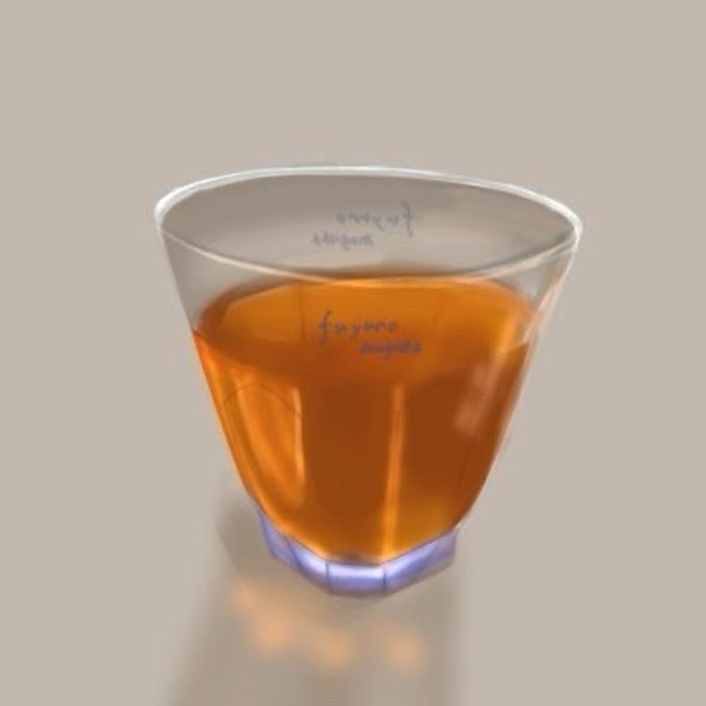 冬の麦茶