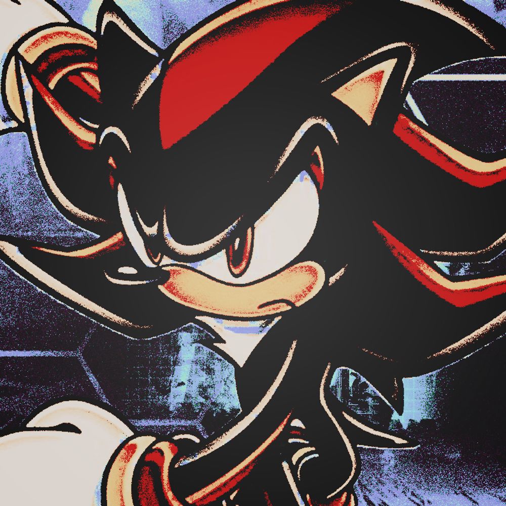 shadow  in  a  sonic  onesie