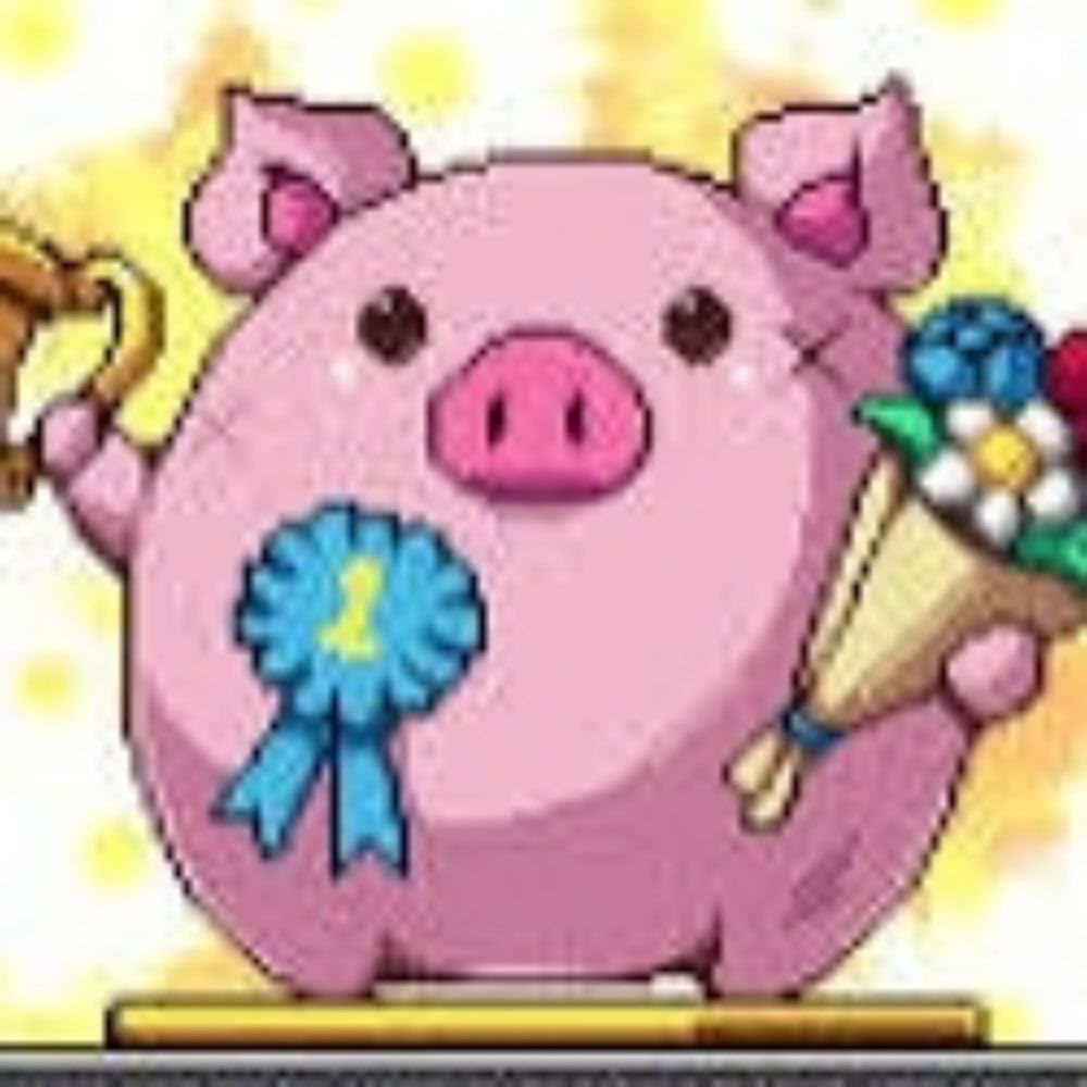 Pot puff piggy