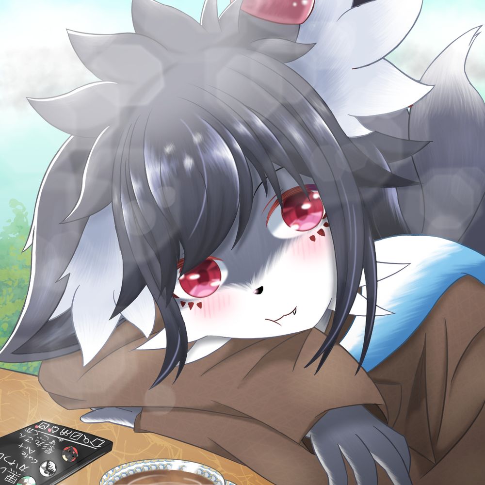 黒三尾キツネの日常🦊🌙