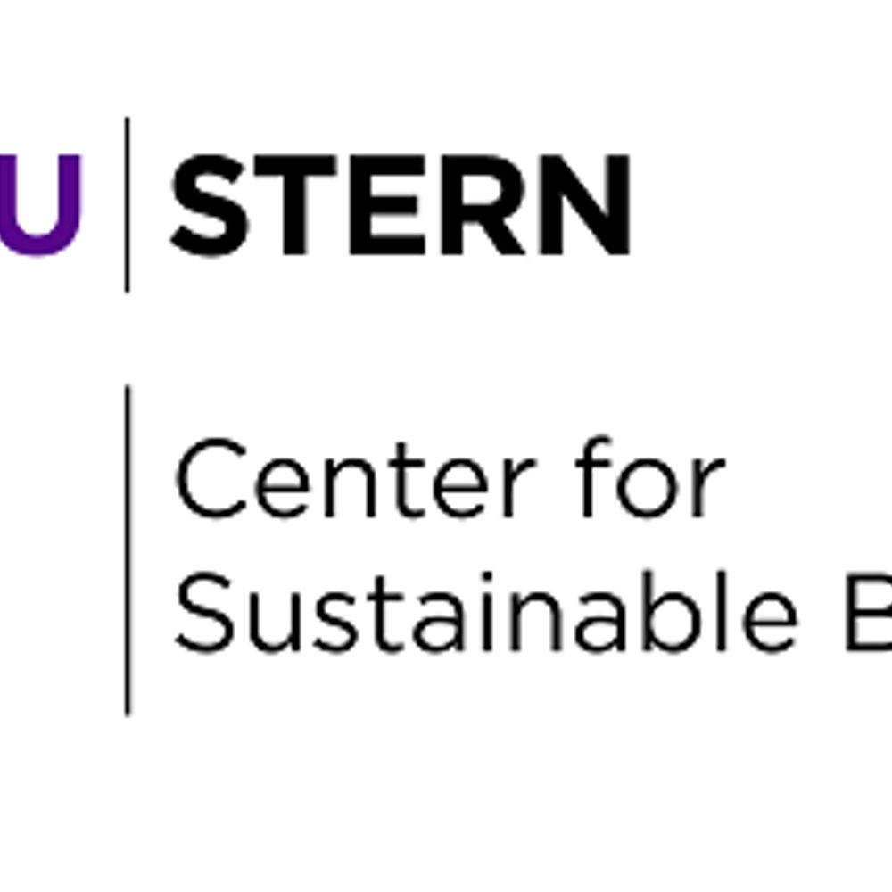 NYU Stern Center for Sustainable Business