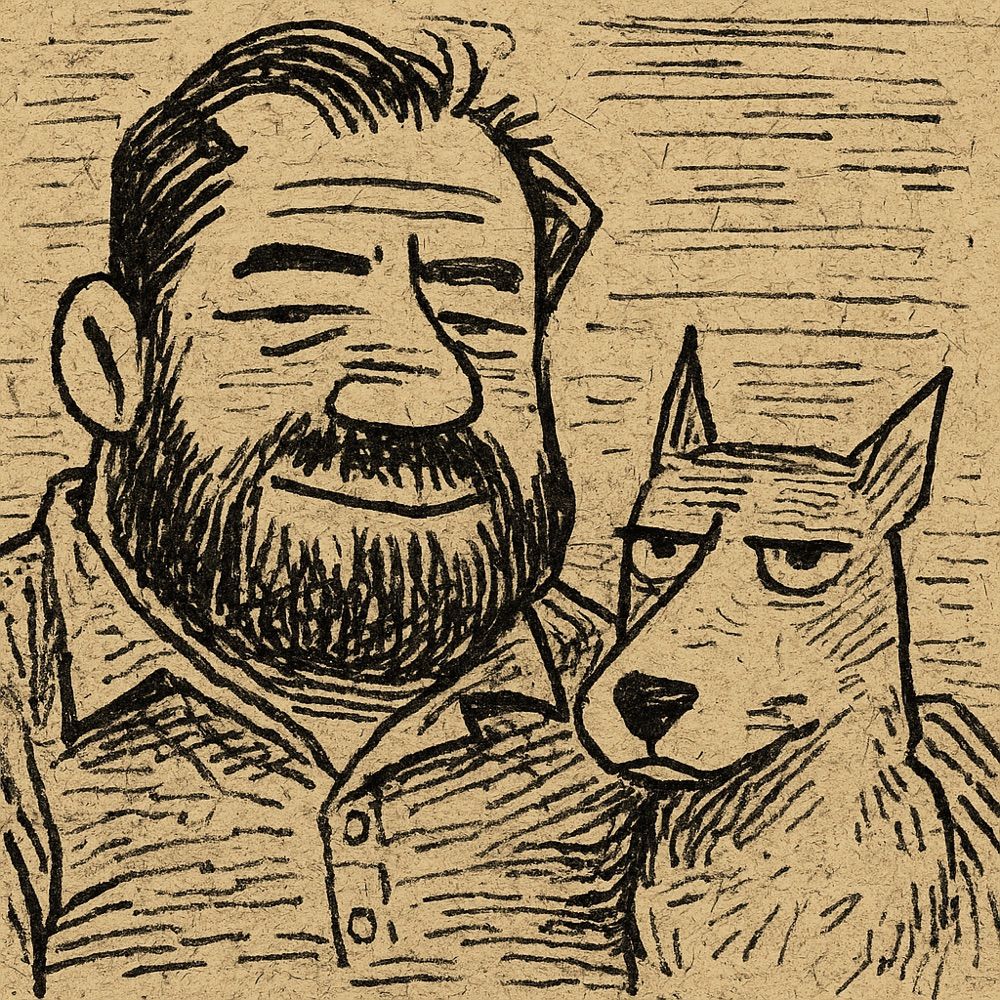 A Man and His Dog