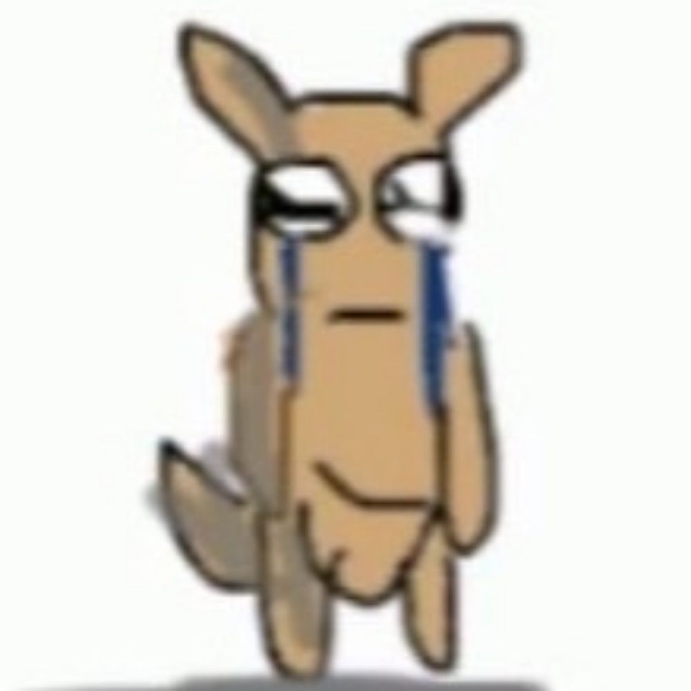 育児放棄されたカンガルー
