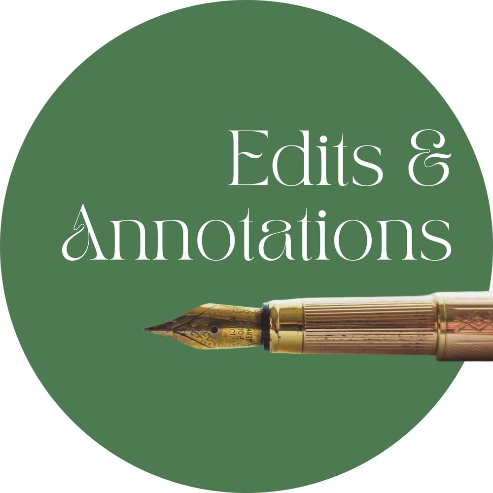 Edits & Annotations