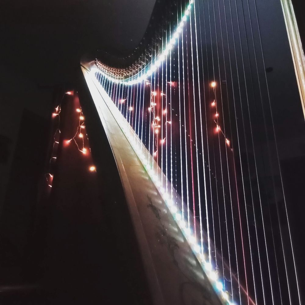 The Tiny Harpist
