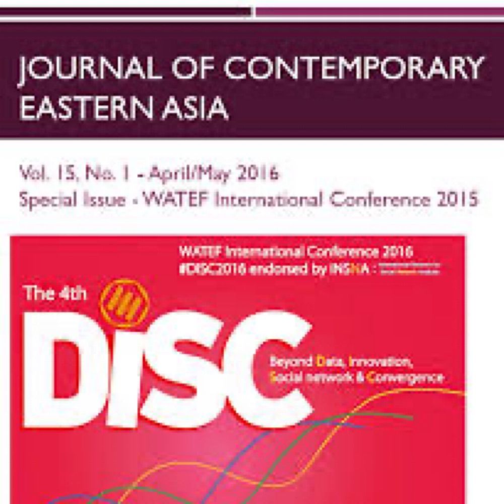 Journal of Contemporary Eastern Asia
