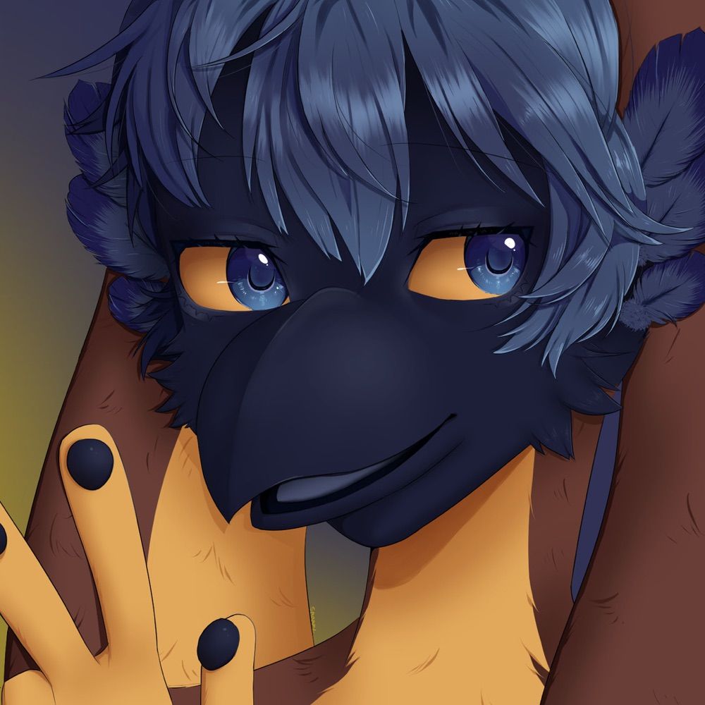 Cawbbit | Crow + bunny thingy