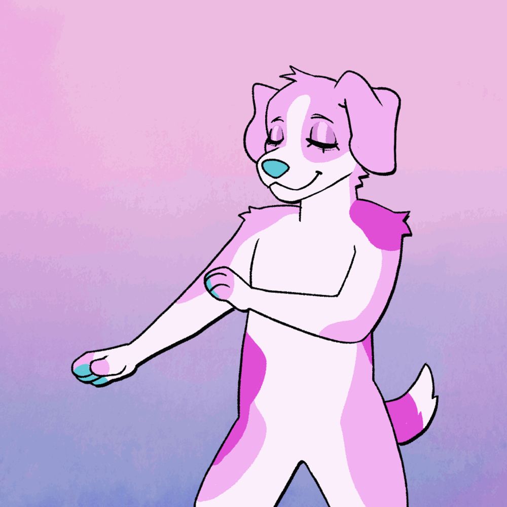 Your local pink pupperino