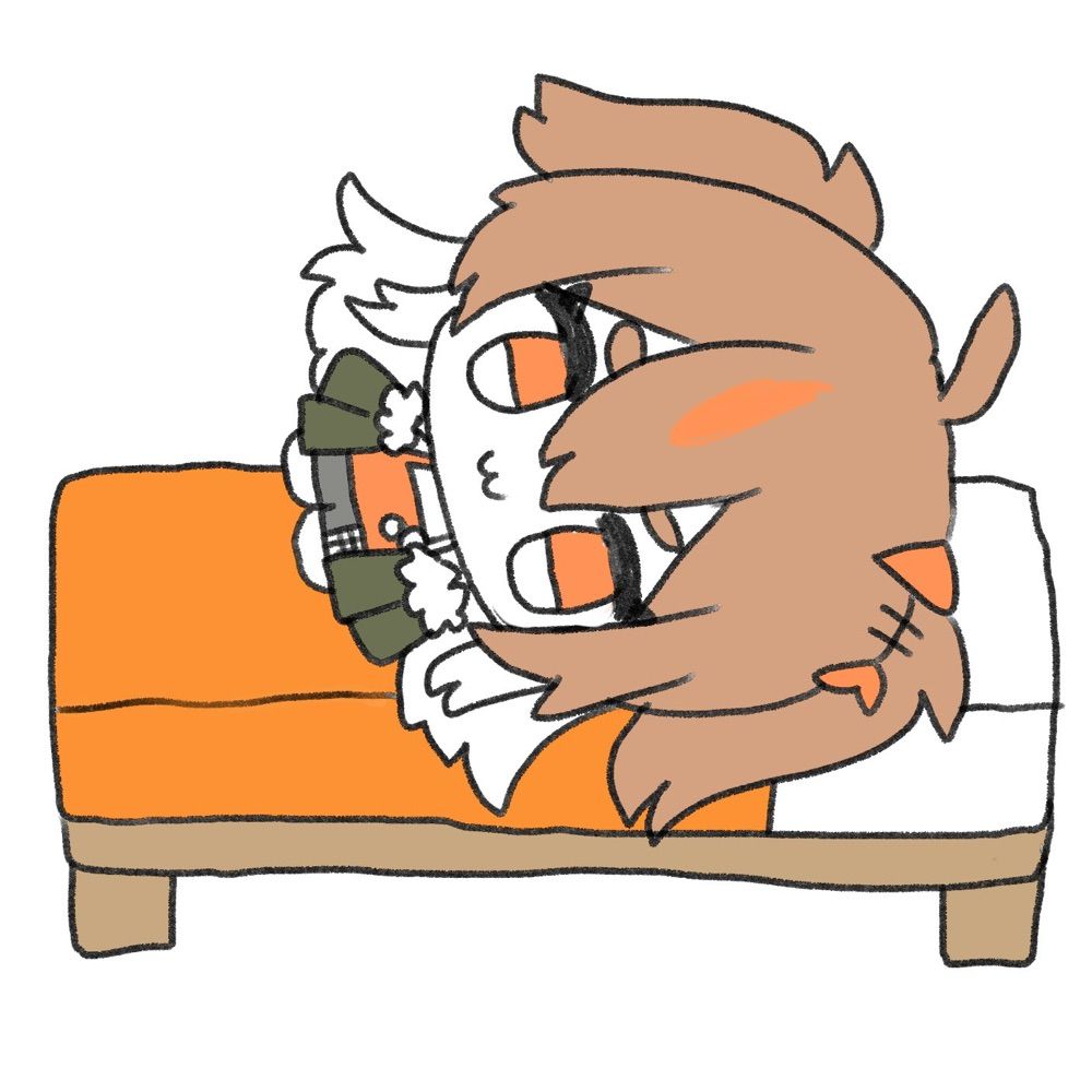 さばのみそに🐶🧡