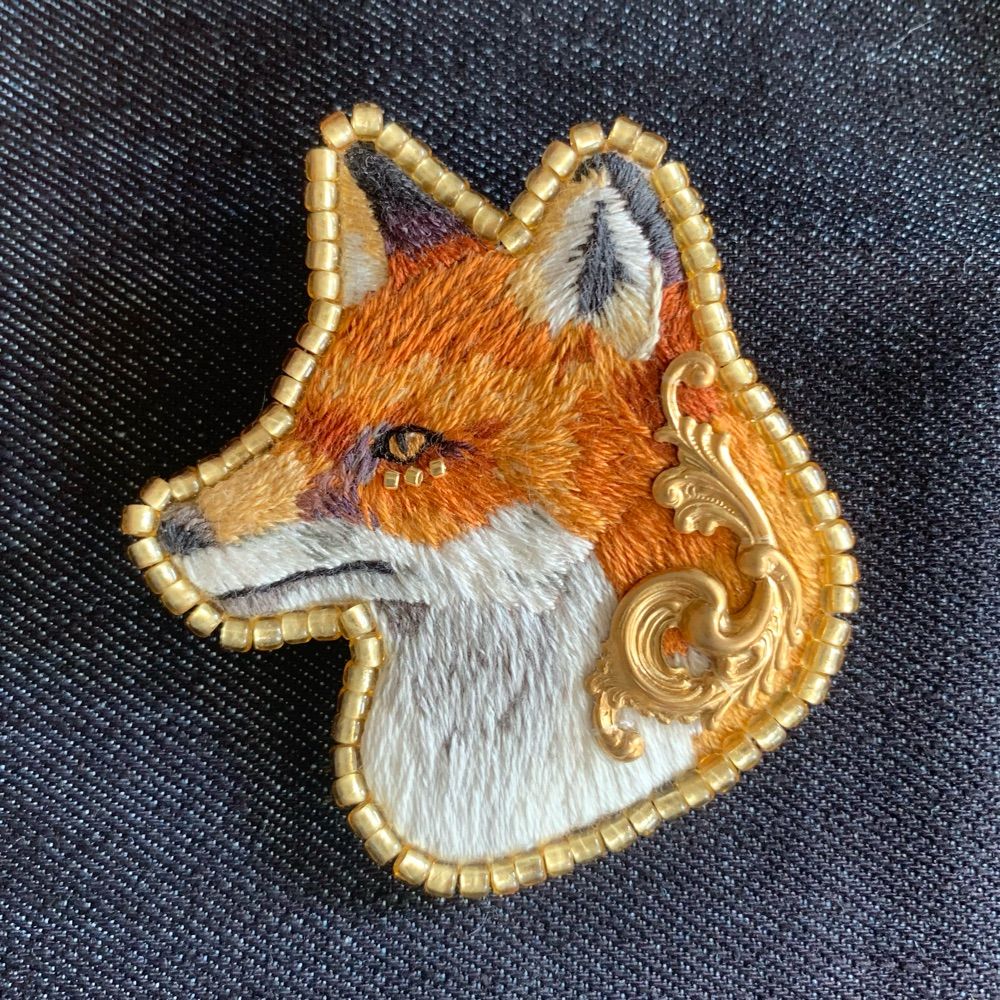 conch いきもの刺繍