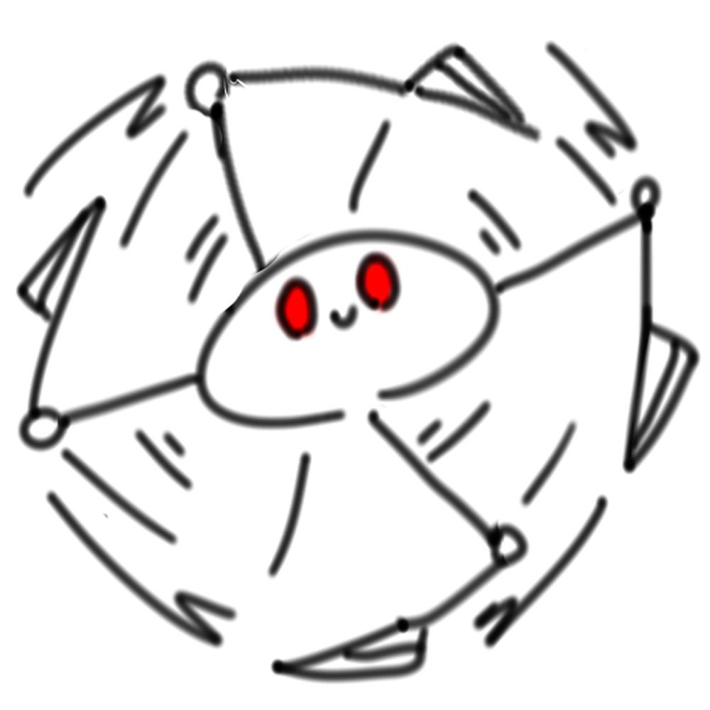 カタツムリの威嚇