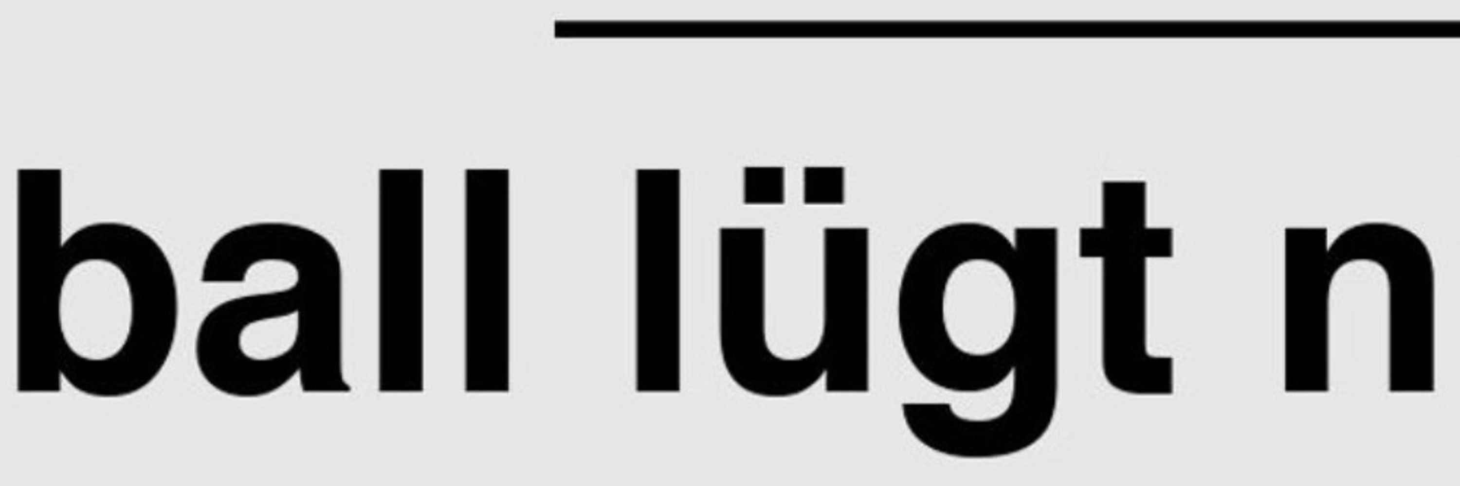 der ball lügt nicht (Blog)