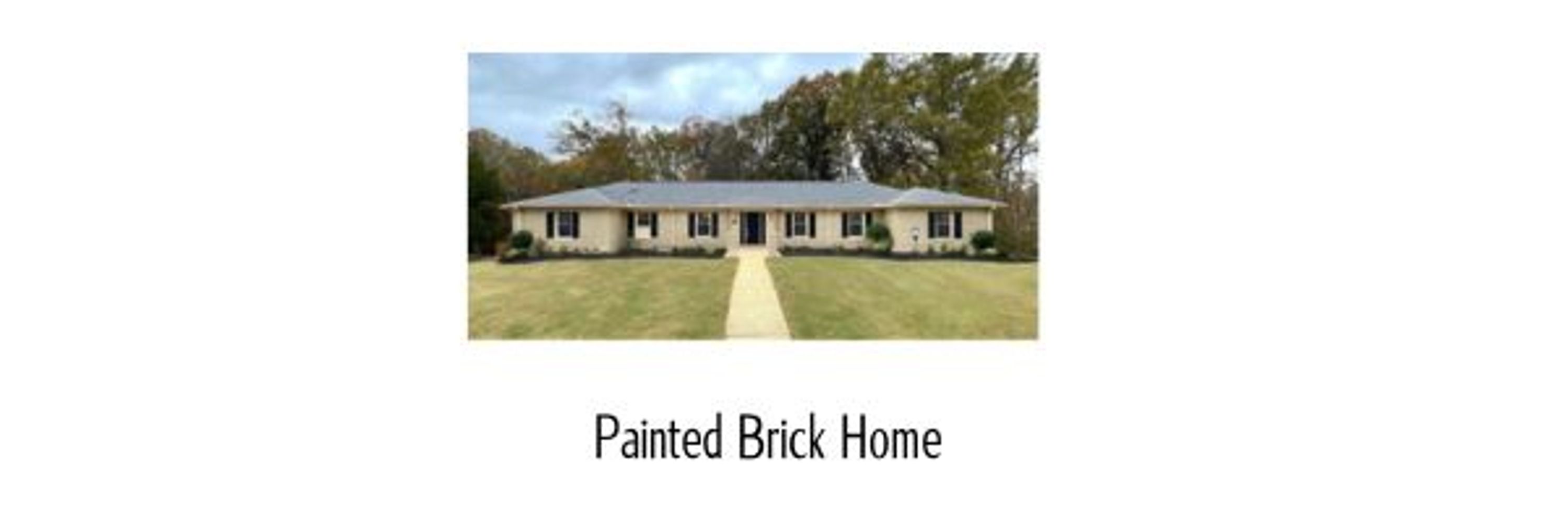 Painted Brick Home