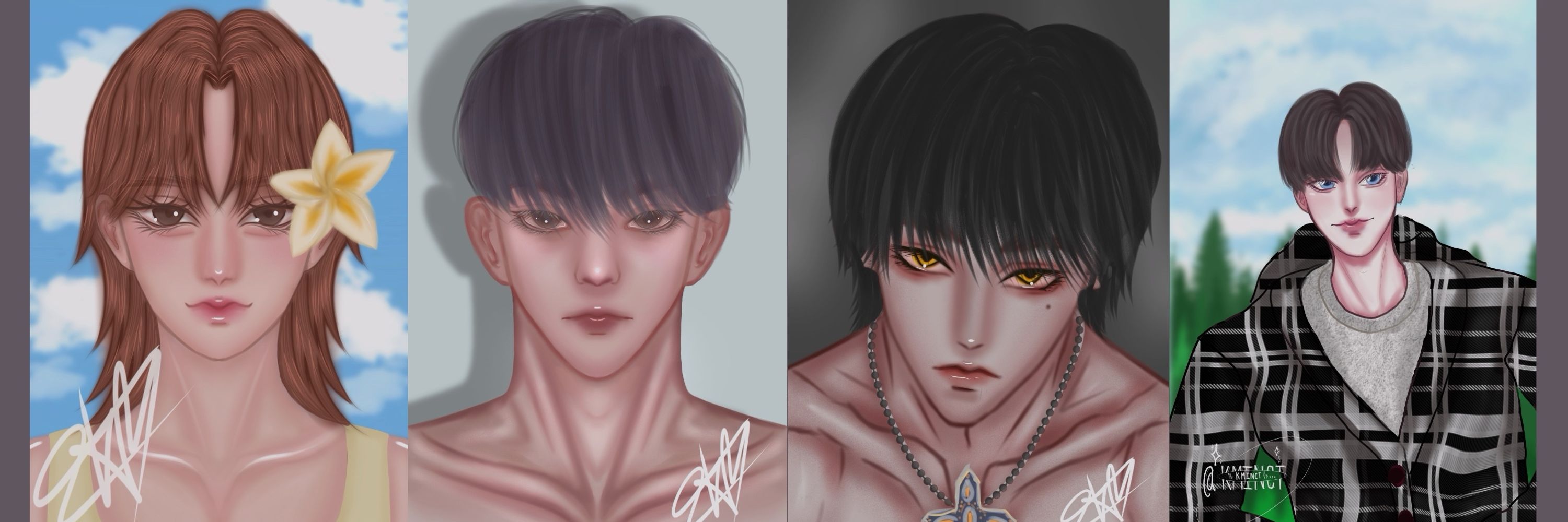 kminct&สติ๊กเกอร์สีดำ(รับวาดรูปทักมาสอบถามได้ค่ะ)