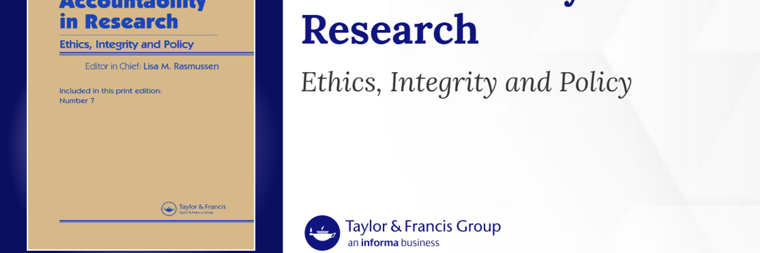 Accountability in Research: Ethics, Integrity, and Policy
