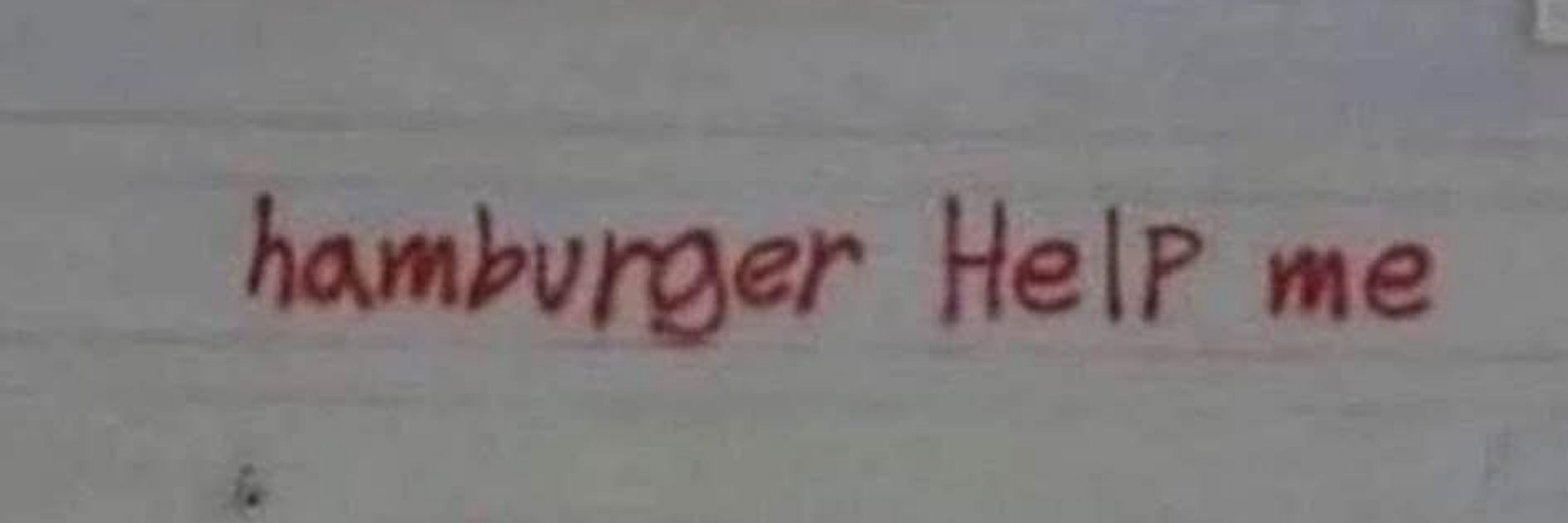 🍔 help me! 🍔