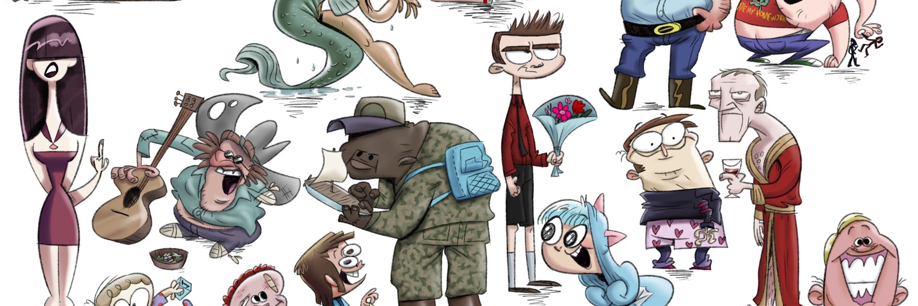 Keegan Draws People