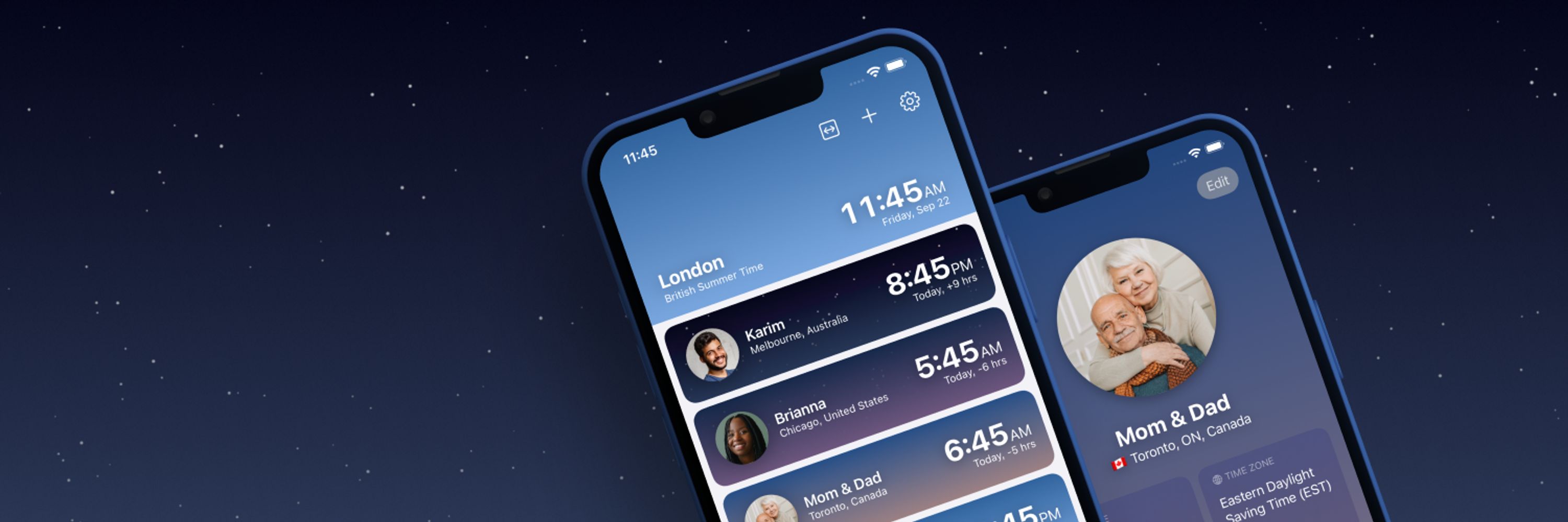 Clockwise - Time Zone Tracker